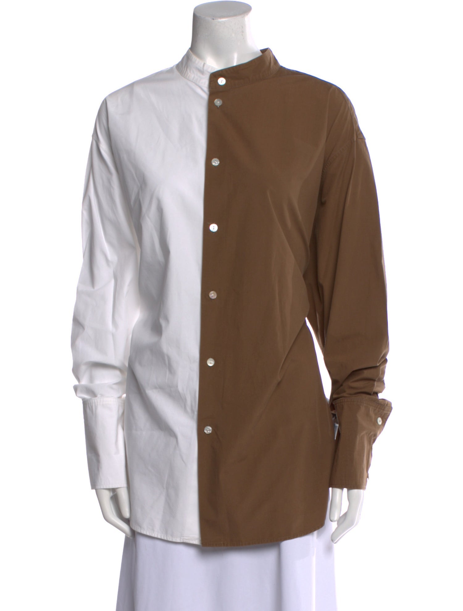 Interior Mock Neck Long Sleeve Tunic