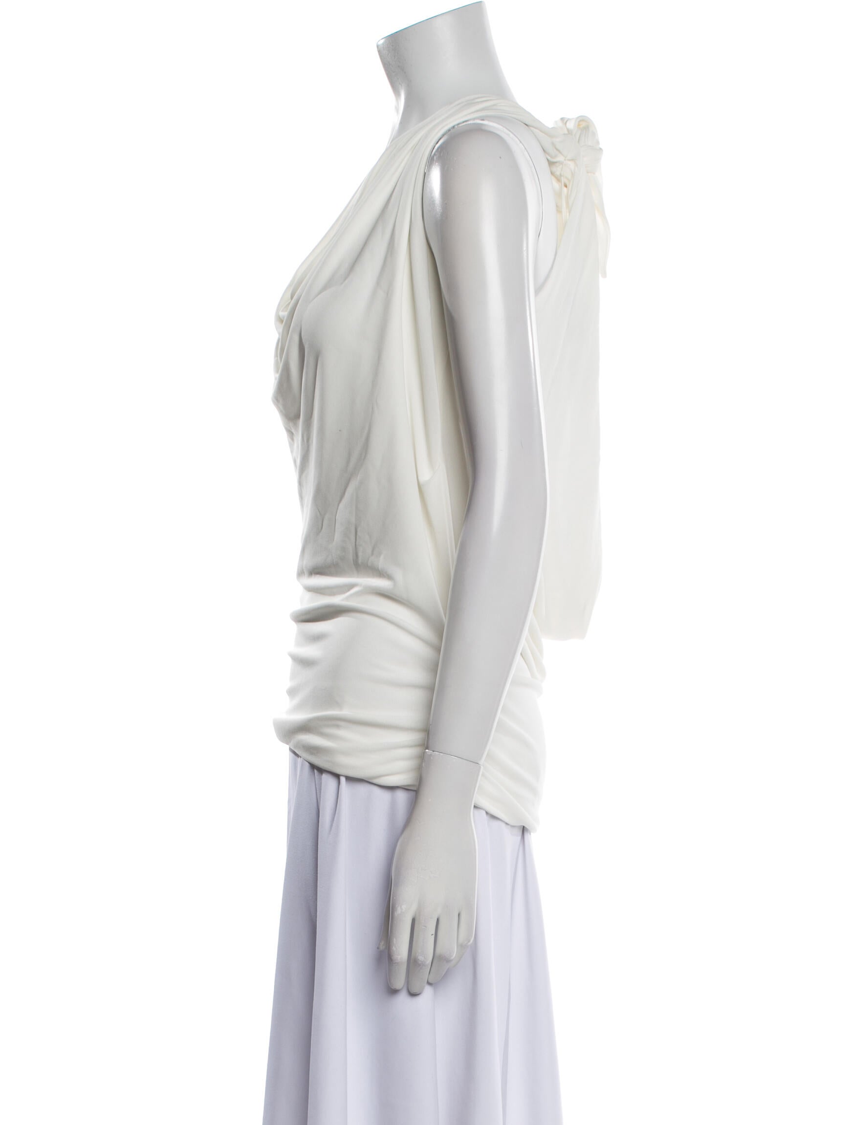 Interior Cowl Neck Sleeveless Top w/ Tags