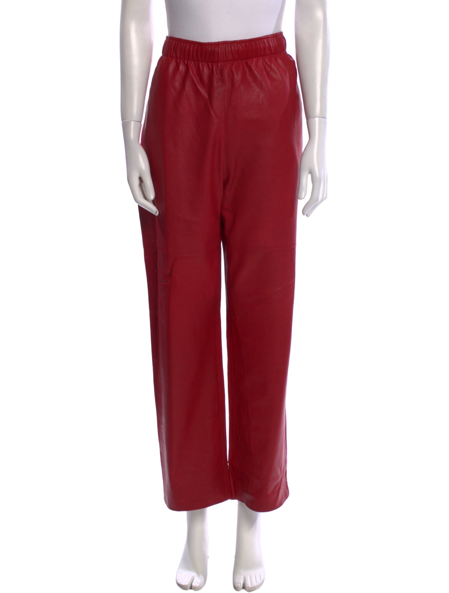 Interior Lambskin Wide Leg Pants w/ Tags