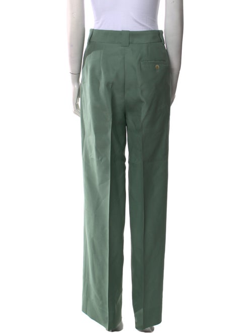 Interior Virgin Wool Wide Leg Pants