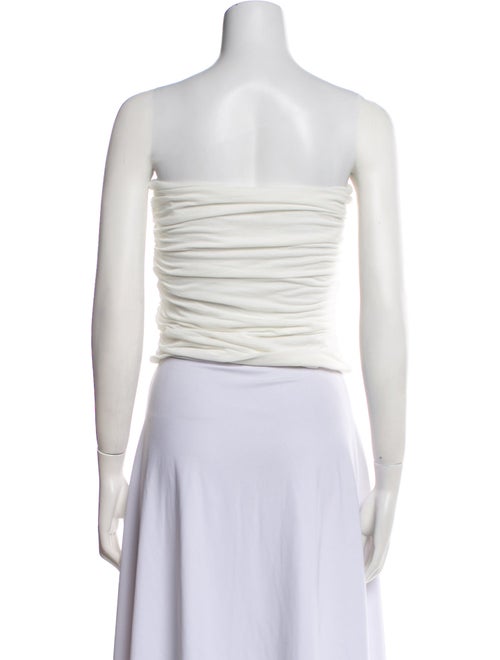 Interior Strapless Crop Top