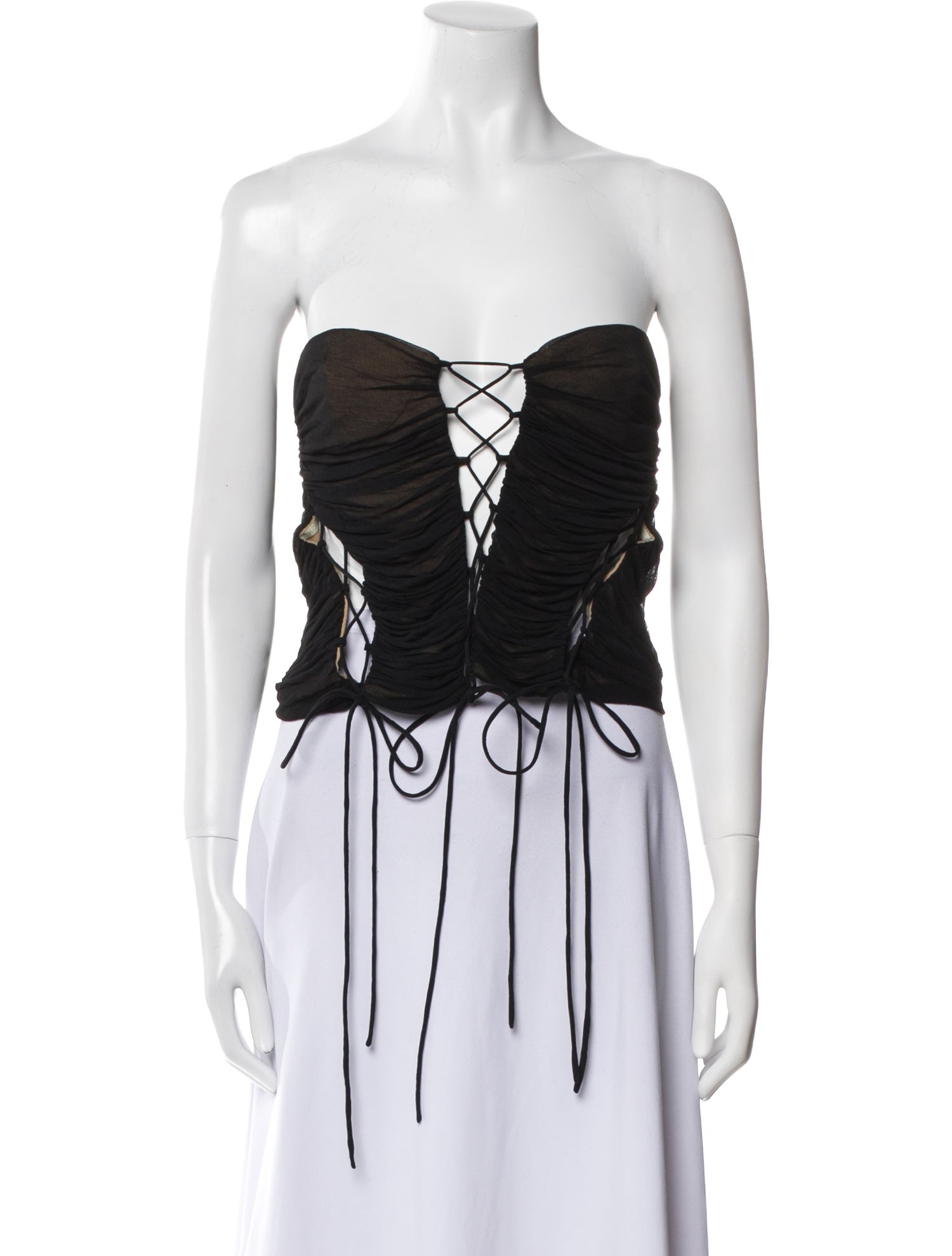 Interior Strapless Crop Top w/ Tags