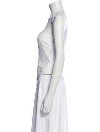 Interior Strapless Crop Top