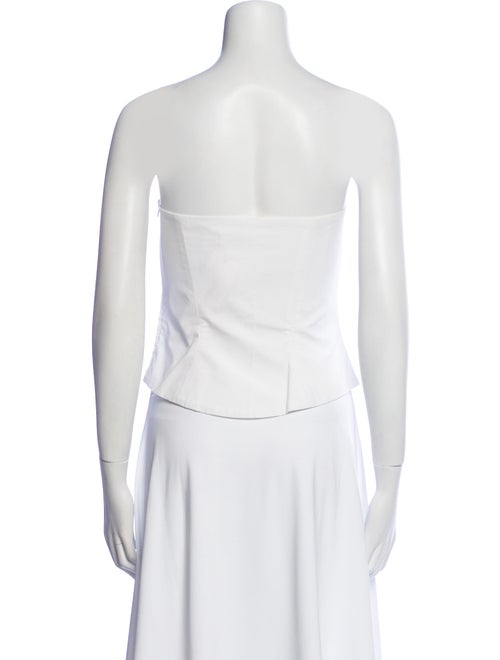 Interior Strapless Crop Top