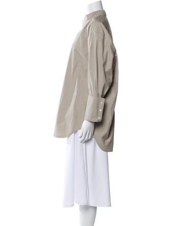 Interior Mock Neck Long Sleeve Tunic