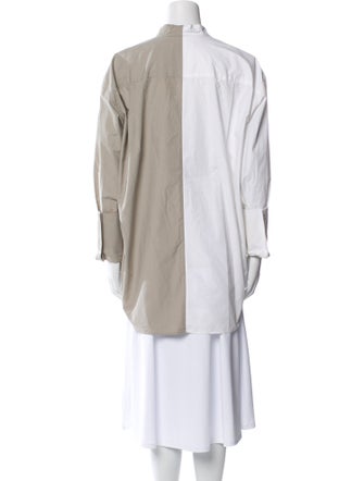 Interior Mock Neck Long Sleeve Tunic