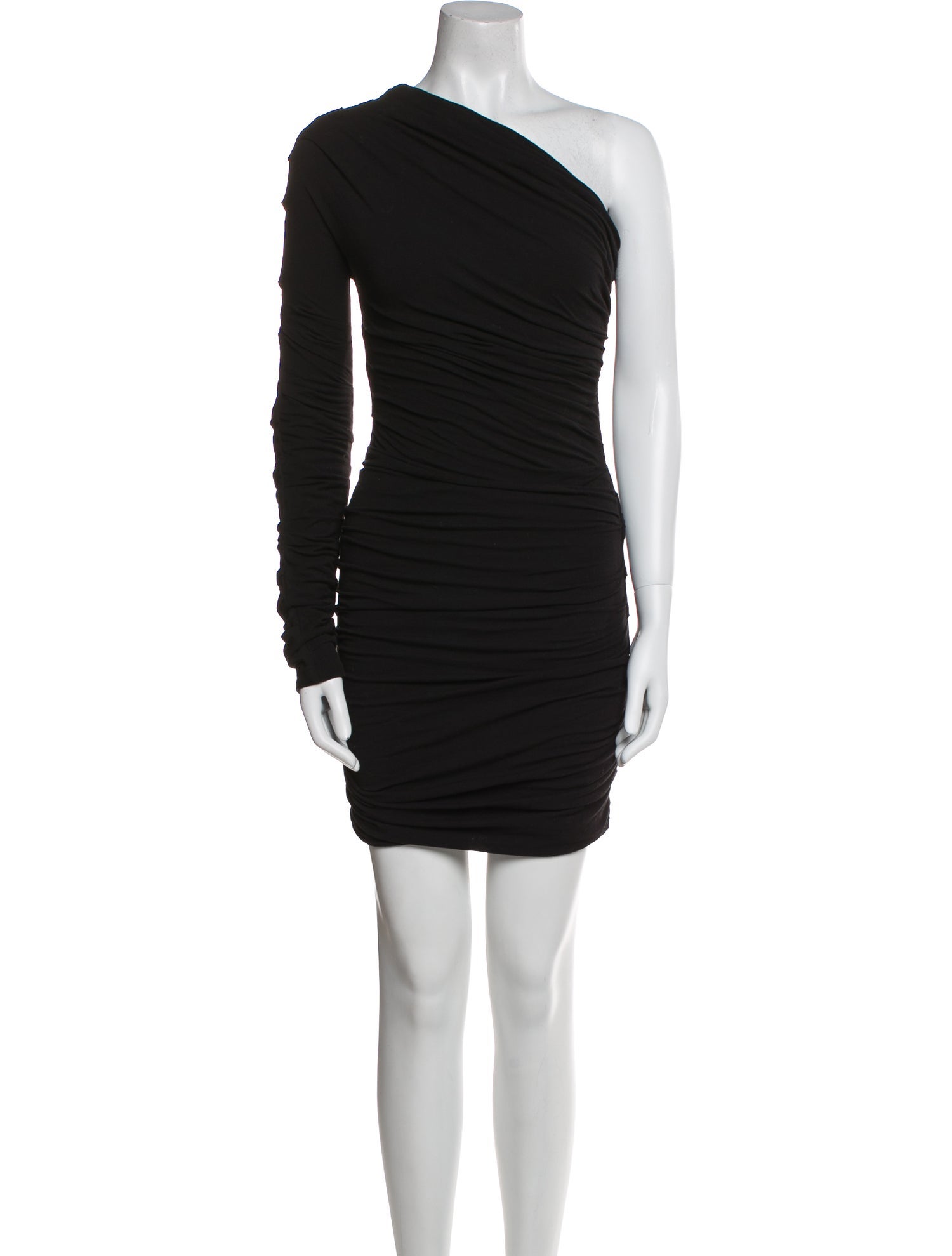 Interior One-Shoulder Mini Dress