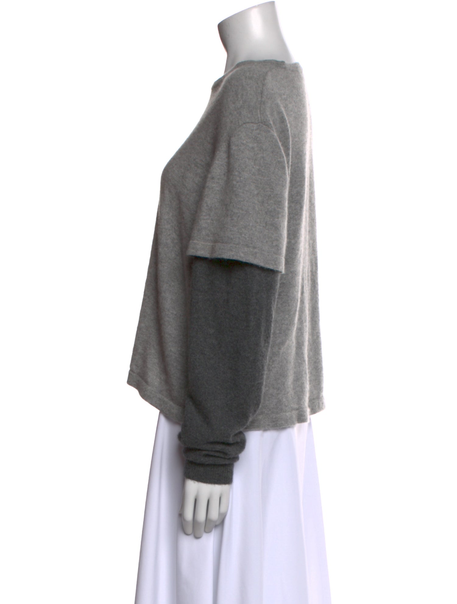 Interior Cashmere Crew Neck Sweater