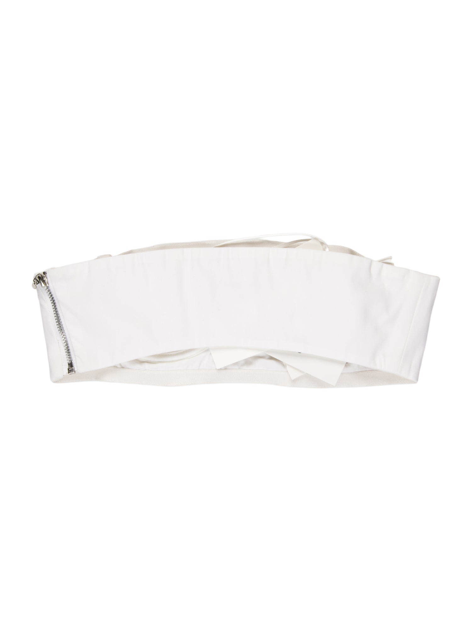 Interior Strapless Crop Top