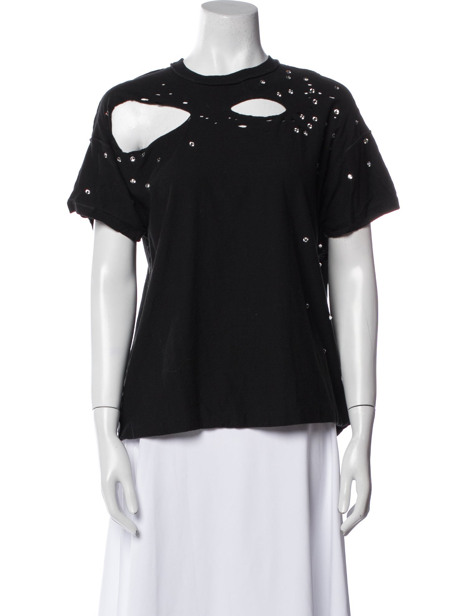 Interior Crew Neck Short Sleeve T-Shirt