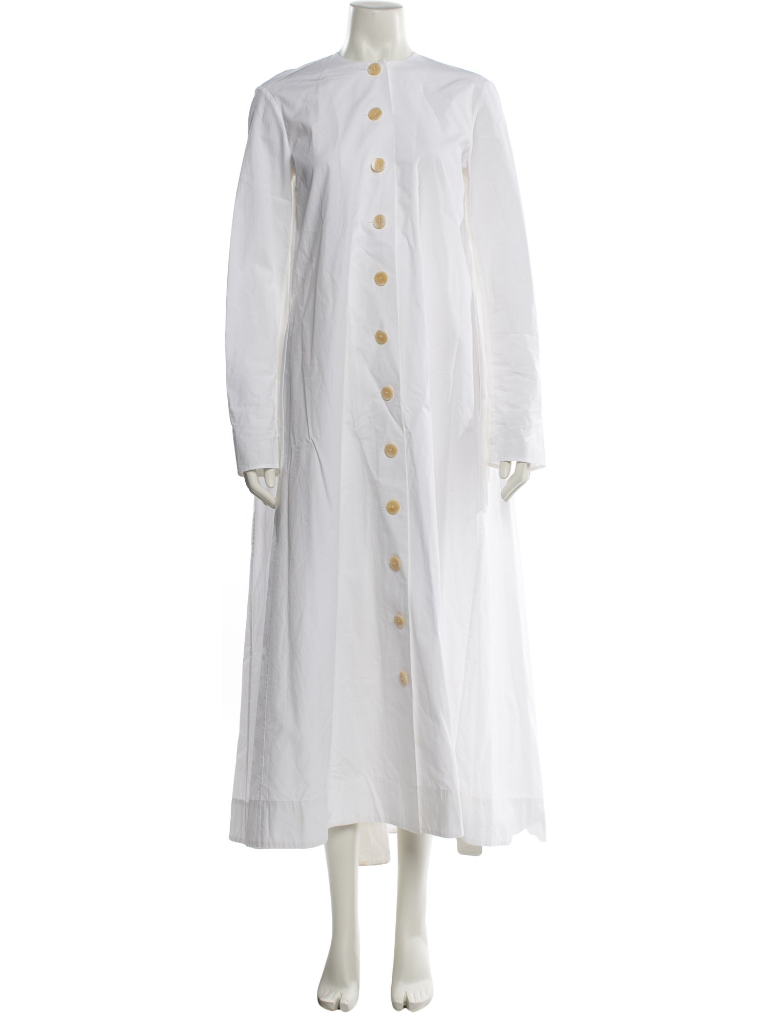 Interior Crew Neck Long Dress