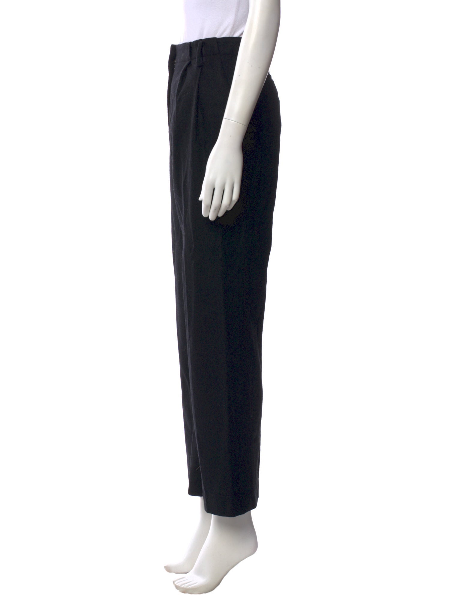 Interior Wool Wide Leg Pants