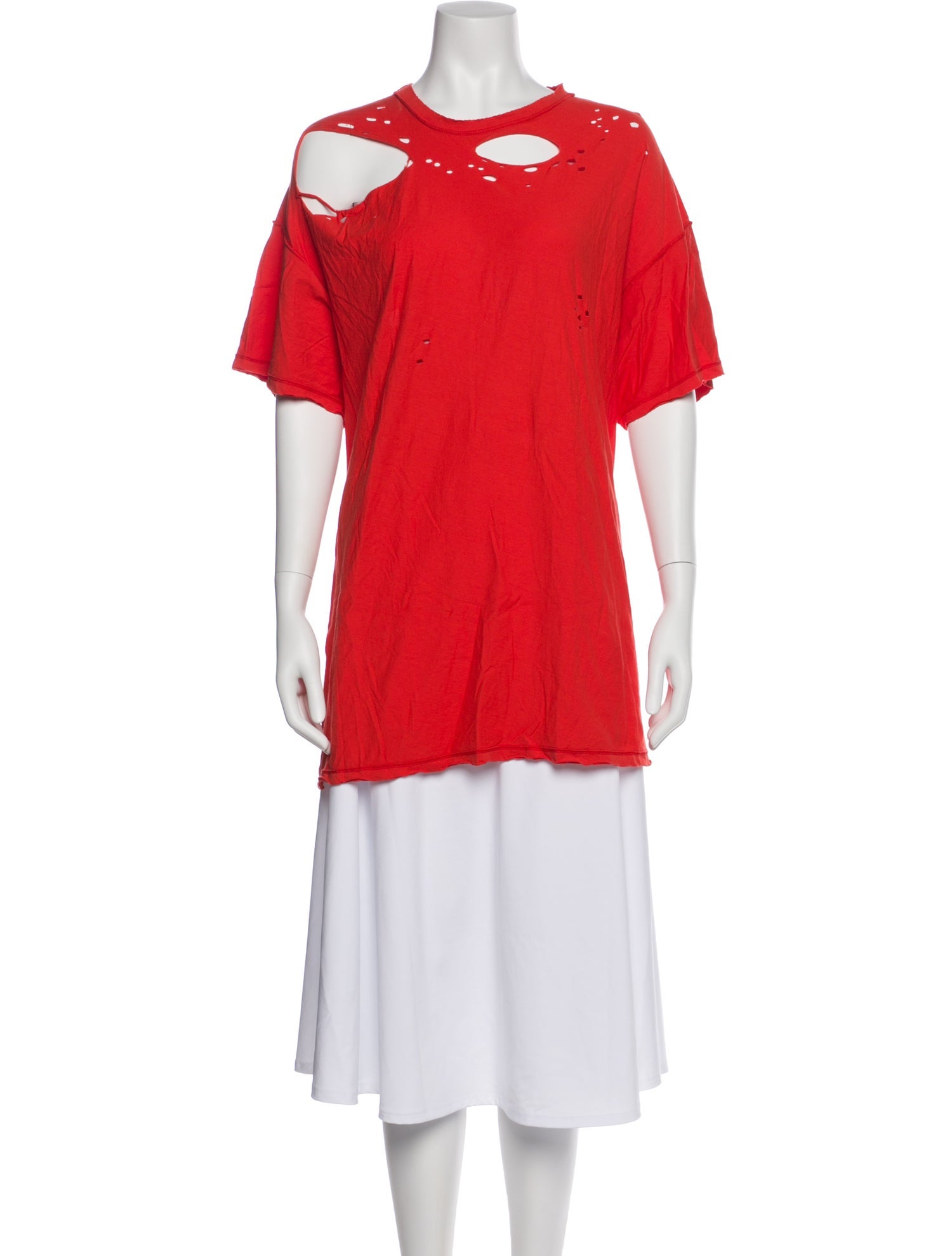 Interior Crew Neck Short Sleeve T-Shirt