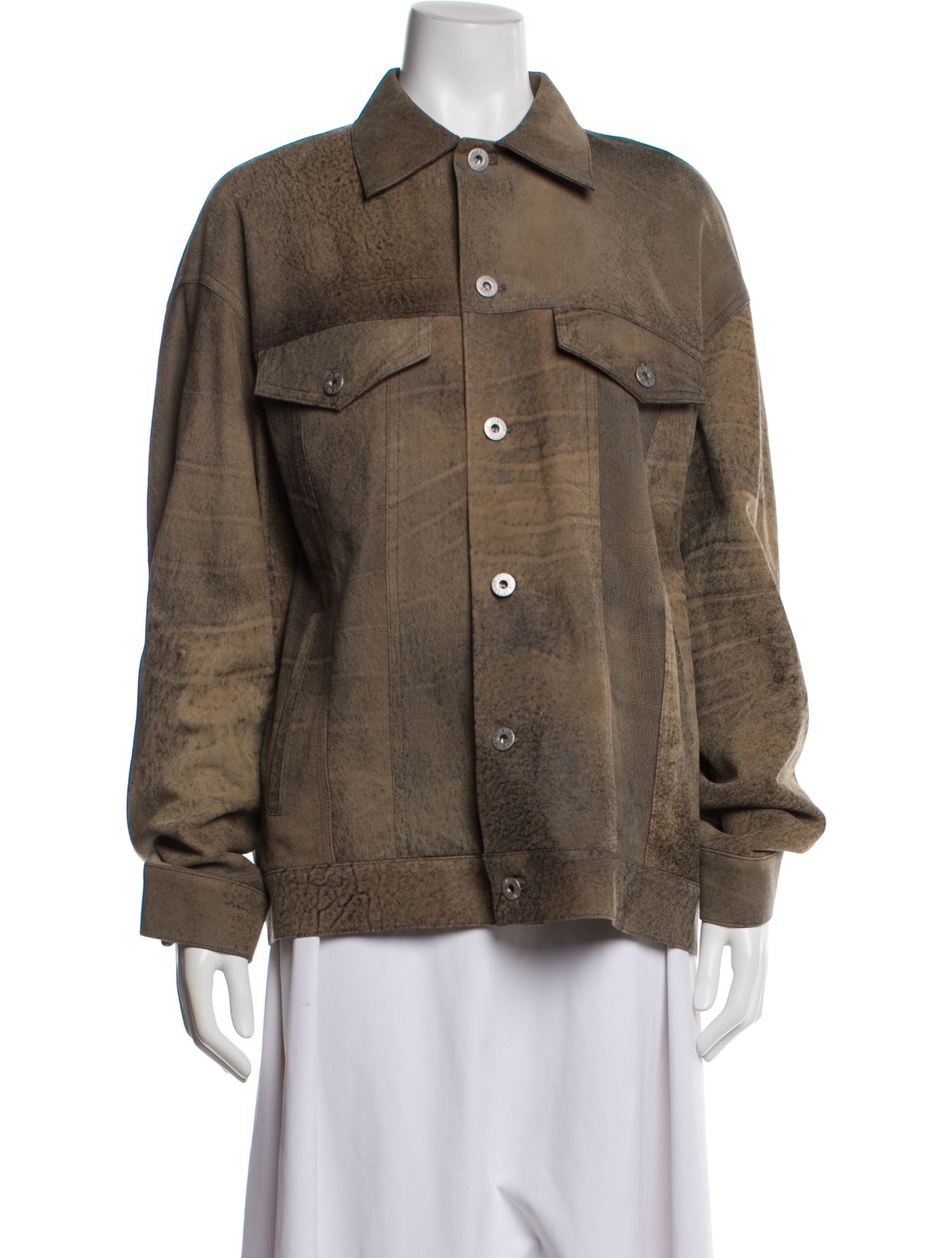 Interior Lambskin Denim Jacket