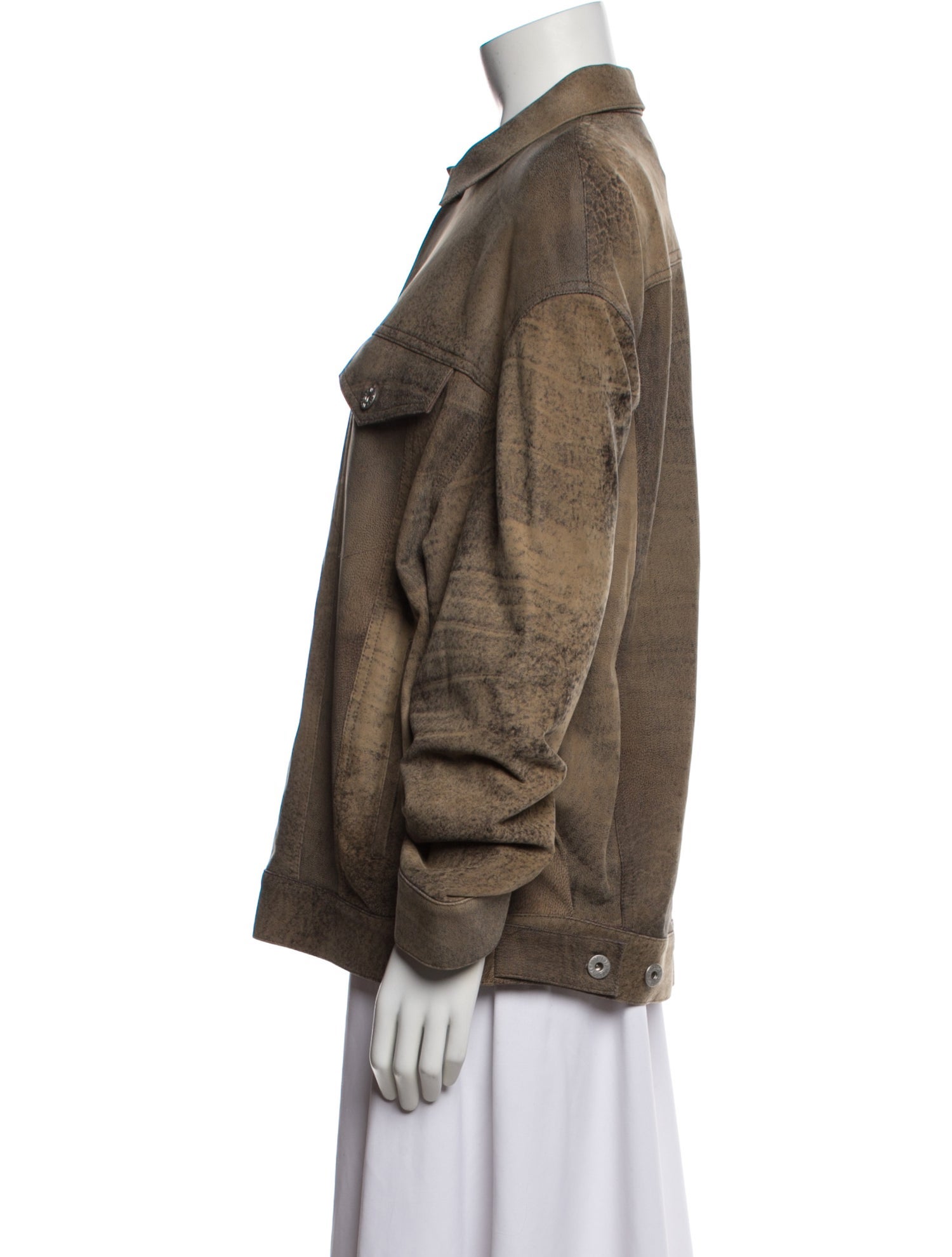 Interior Lambskin Denim Jacket