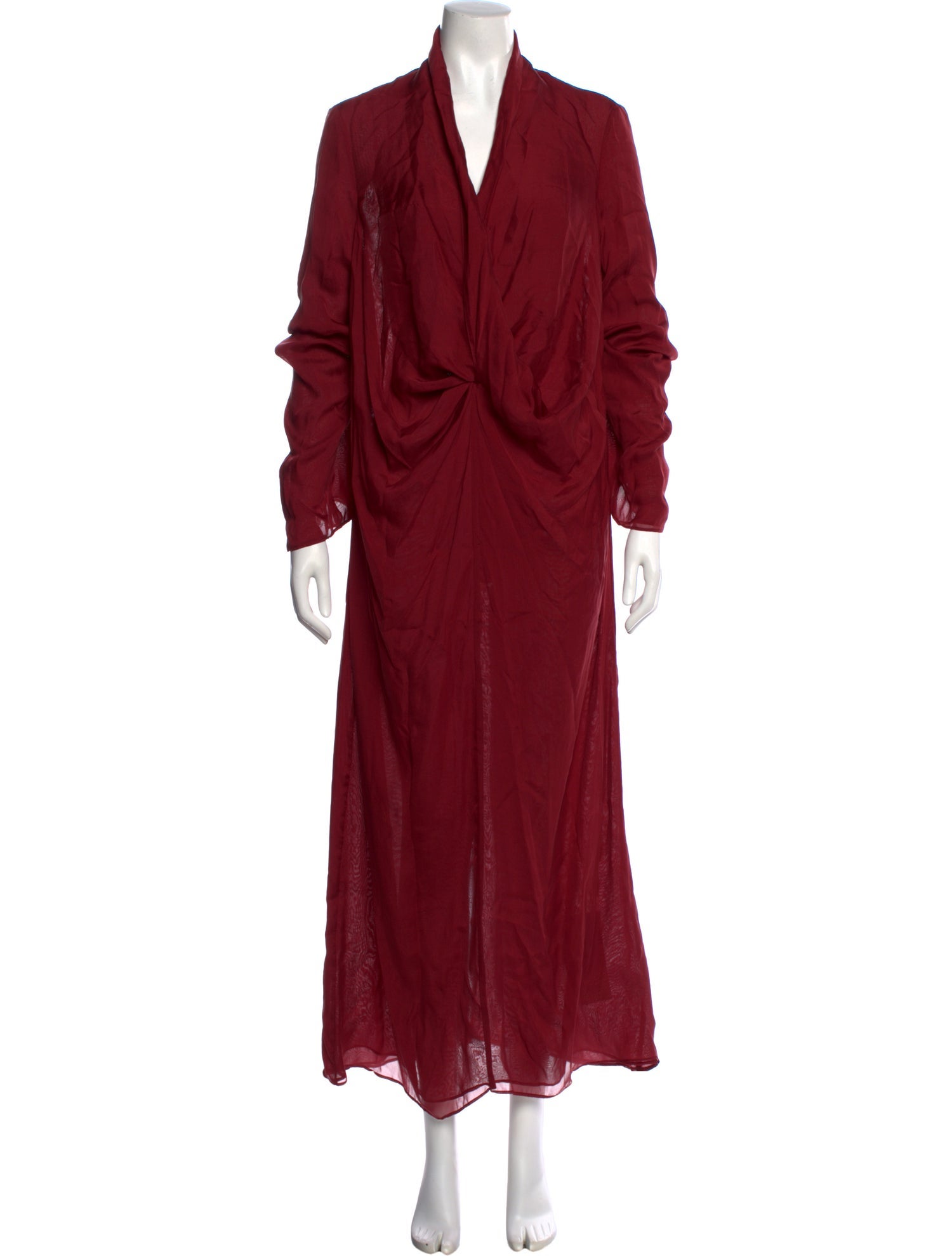 Interior Silk Long Dress w/ Tags