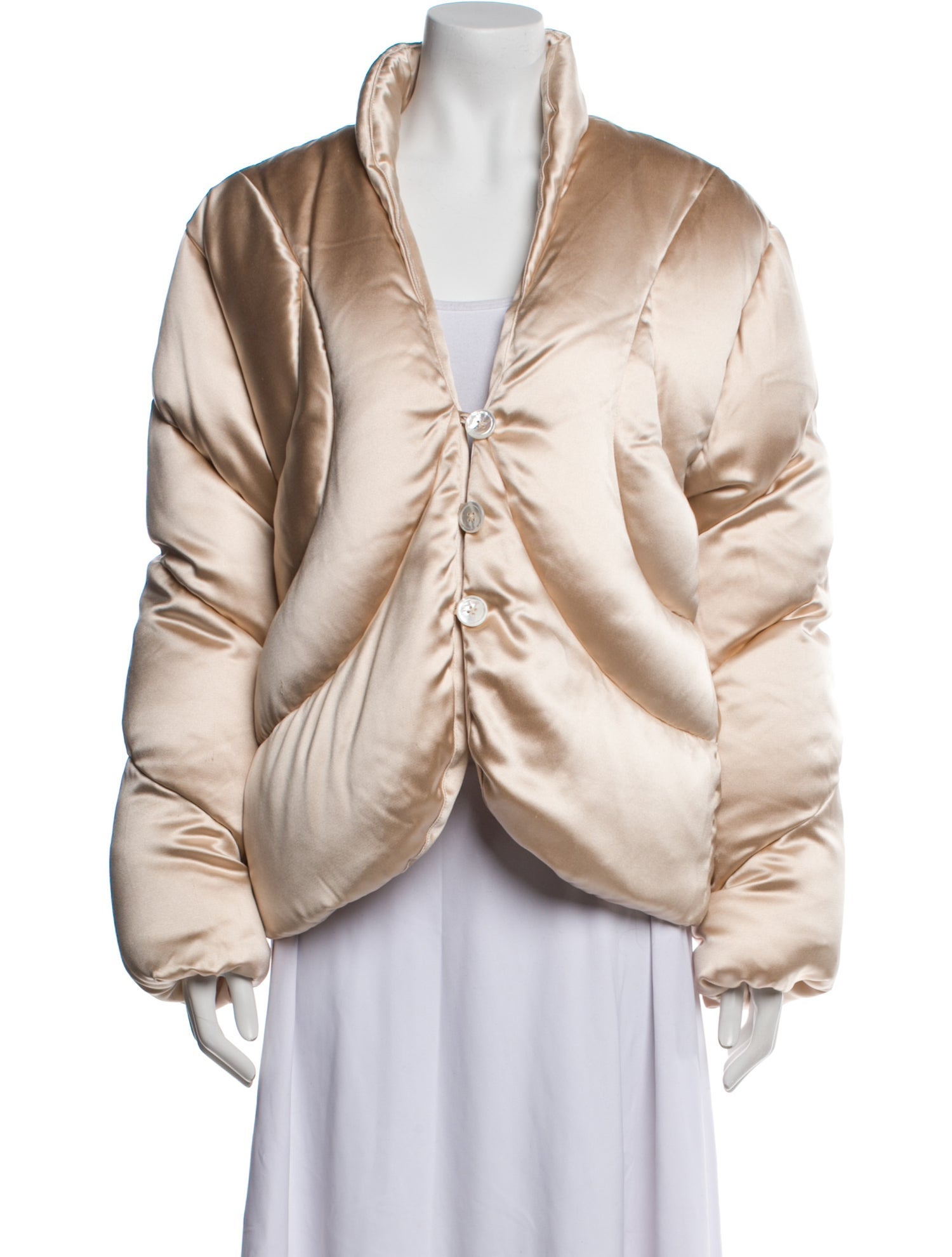 Interior Silk Down Coat