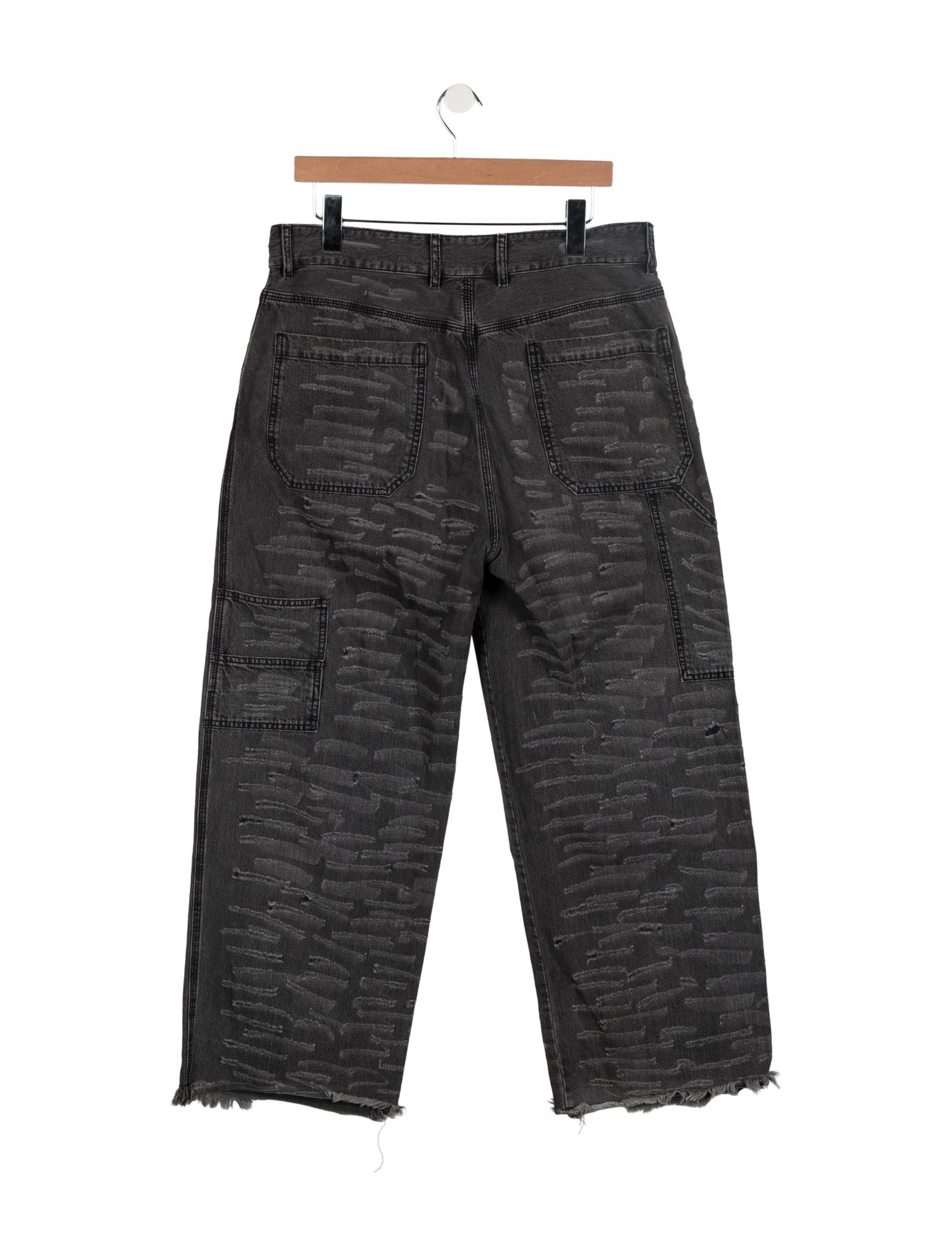 Interior High-Rise Wide Leg Jeans