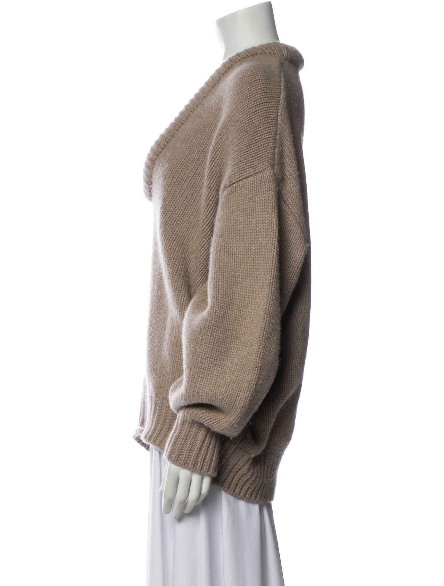 Interior Cashmere V-Neck Sweater