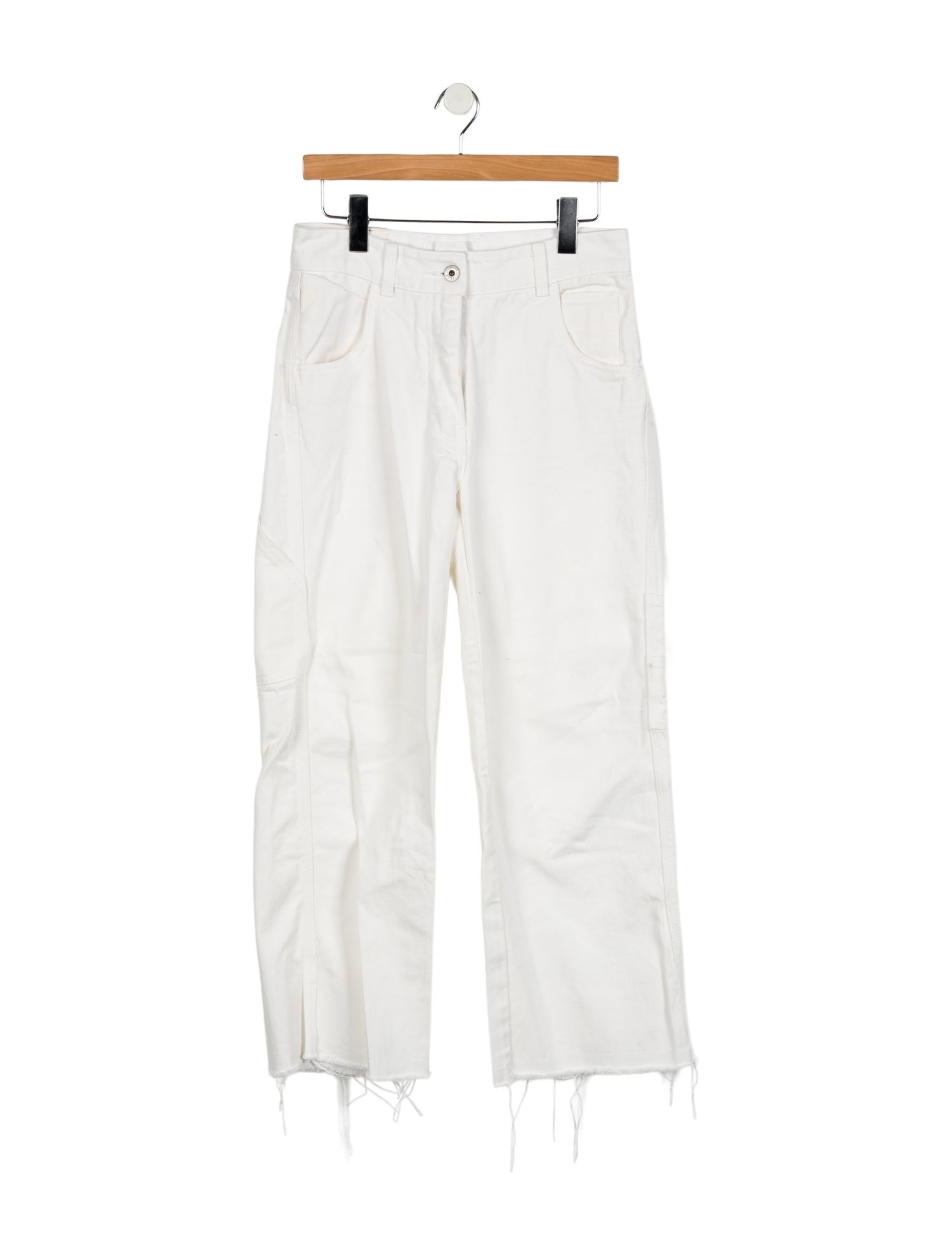 Interior High-Rise Wide Leg Jeans