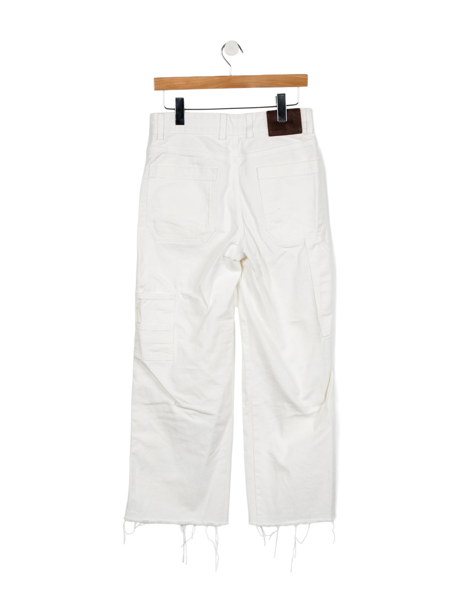 Interior High-Rise Wide Leg Jeans