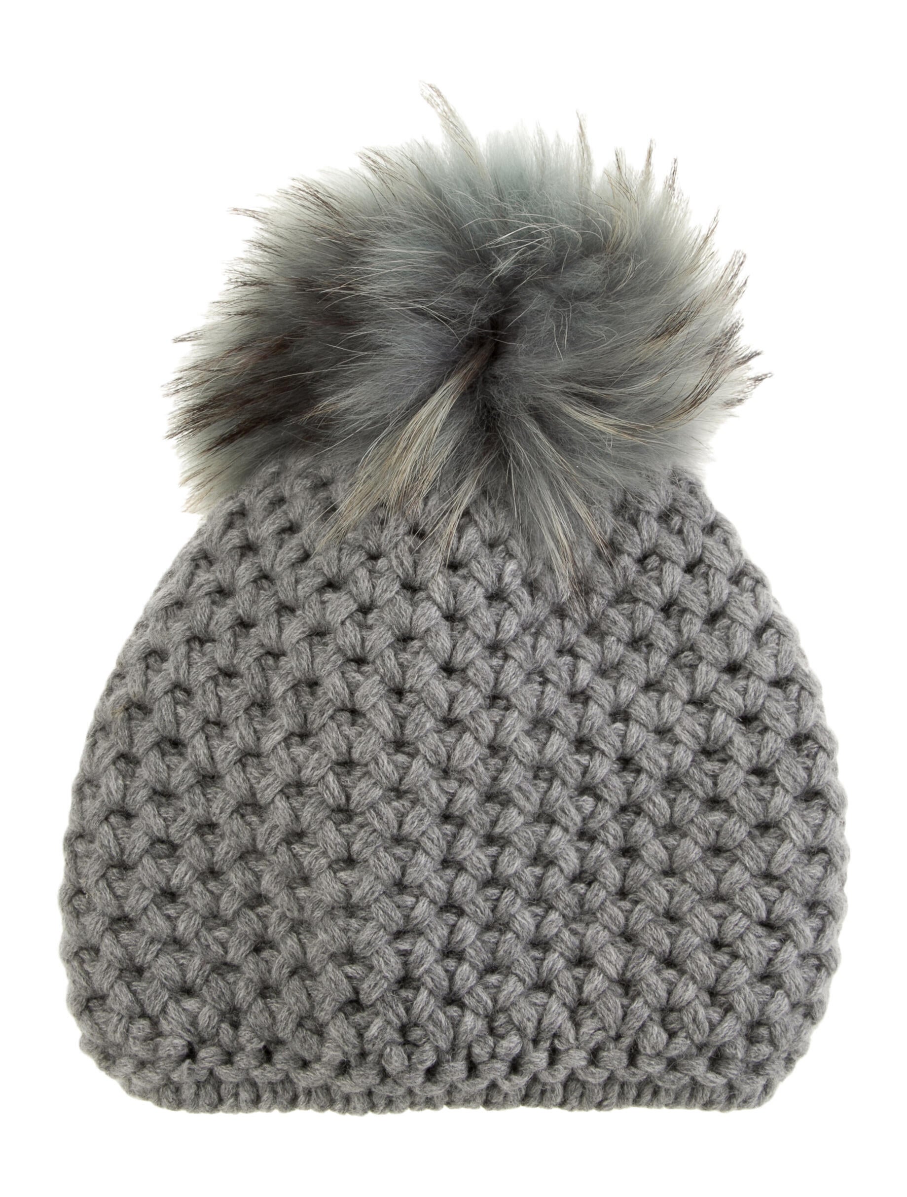 Inverni Cashmere Pom Pom Beanie