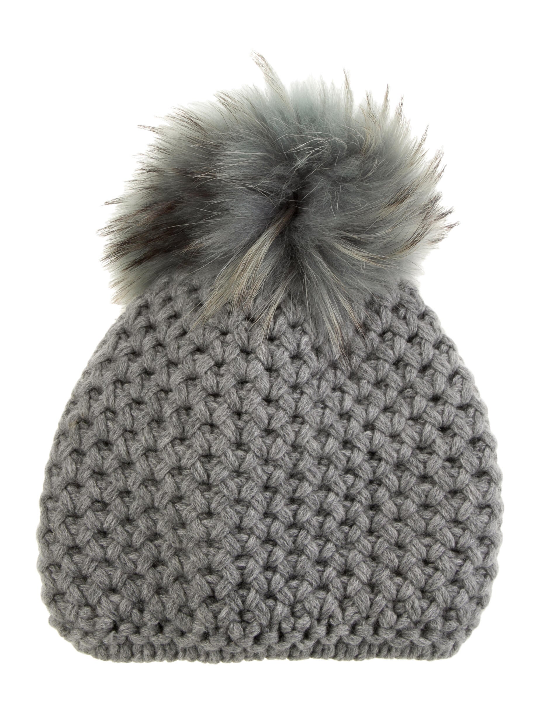 Inverni Cashmere Pom Pom Beanie