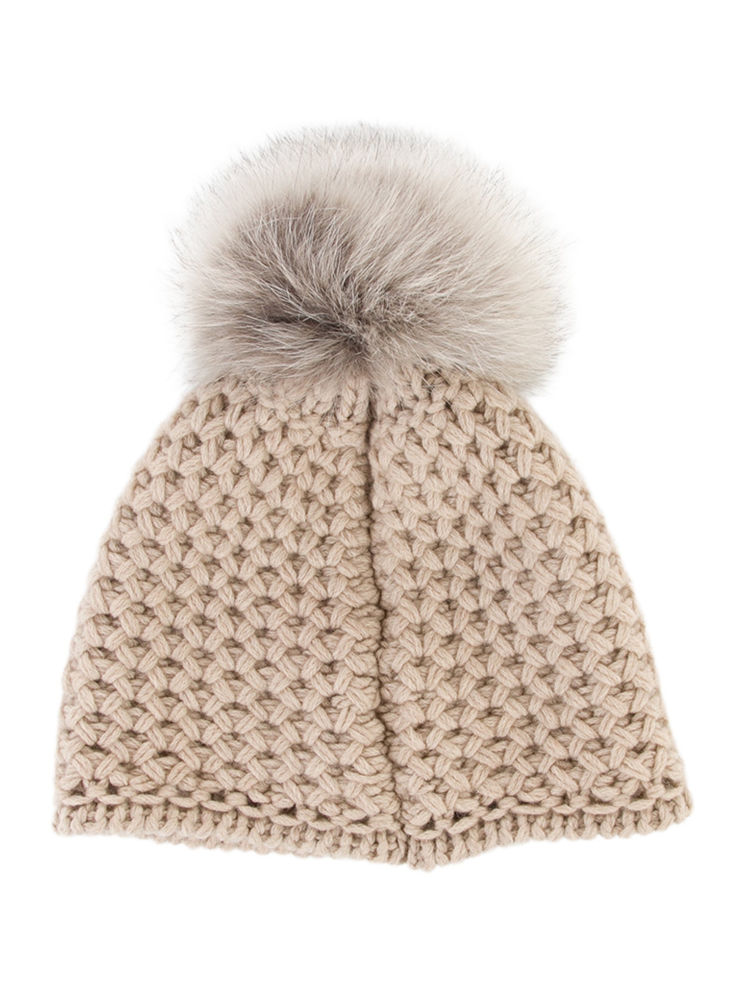 Inverni Cashmere Pom Pom Beanie