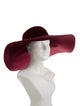 Inverni Rabbit Hair Wide Brim Hat
