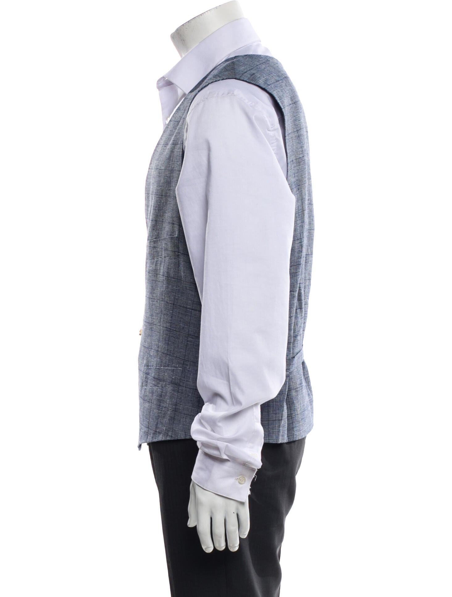 Indochino Plaid Print Suit Vest