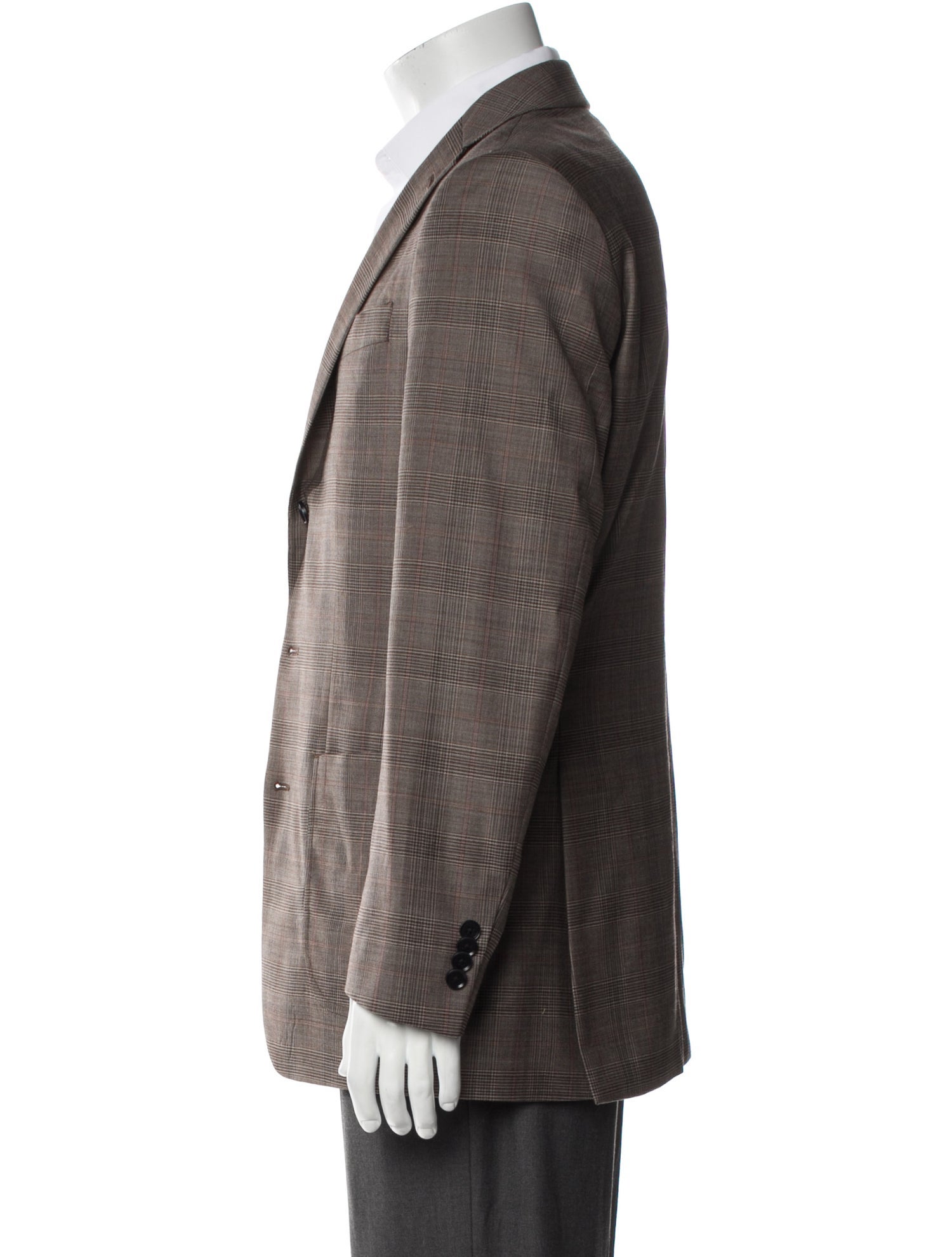 Indochino Wool Plaid Print Blazer