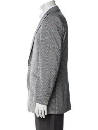 Indochino Wool Plaid Print Blazer