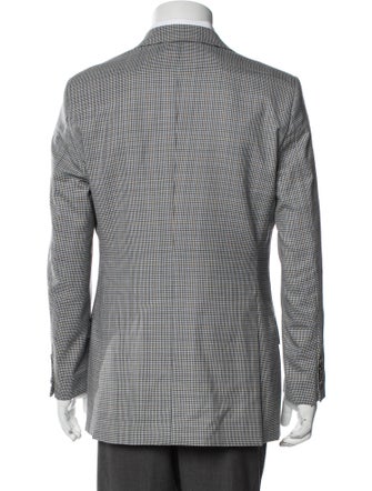 Indochino Wool Plaid Print Blazer