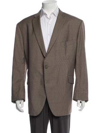 Indochino Wool Houndstooth Print Blazer