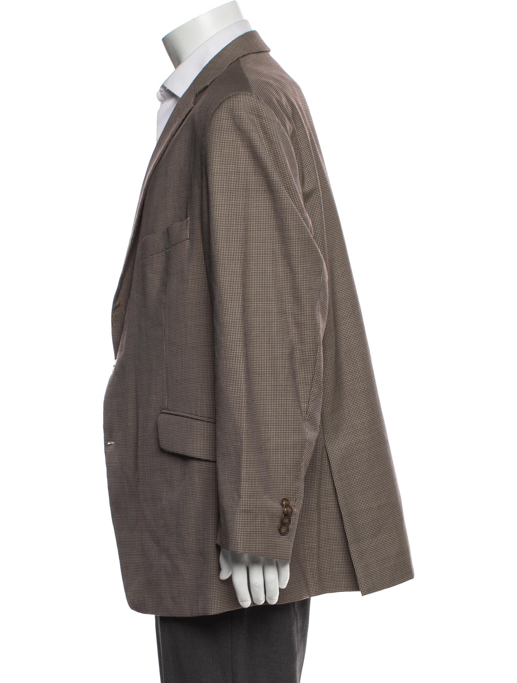 Indochino Wool Houndstooth Print Blazer