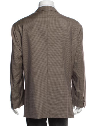 Indochino Wool Houndstooth Print Blazer