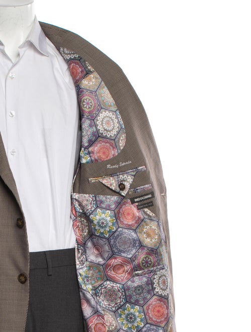 Indochino Wool Houndstooth Print Blazer