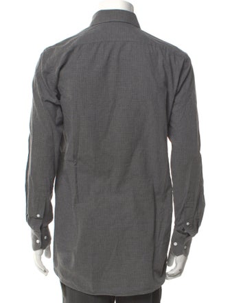 Indochino Plaid Print Long Sleeve Shirt