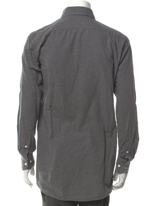 Indochino Plaid Print Long Sleeve Shirt