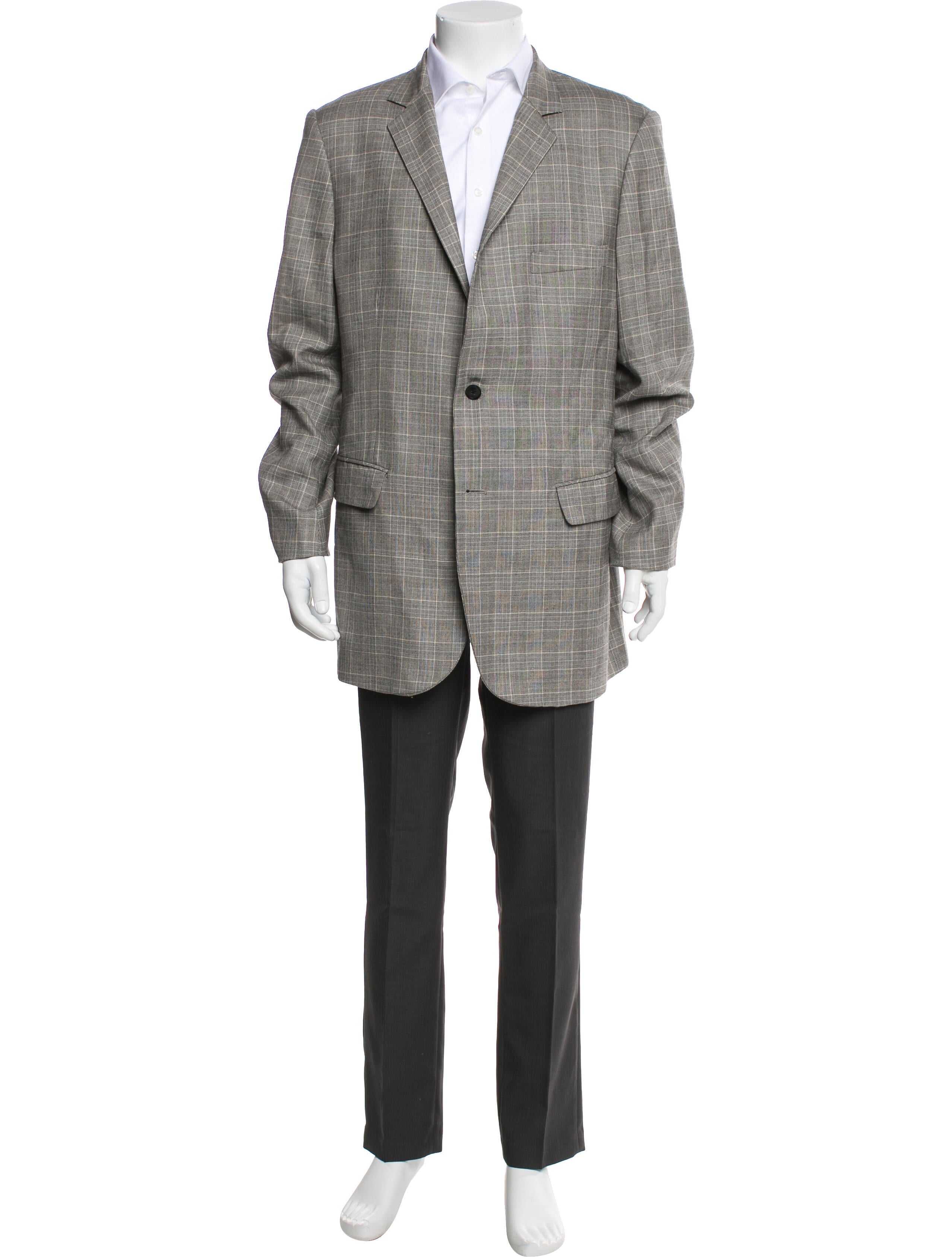 Indochino Plaid Print Blazer
