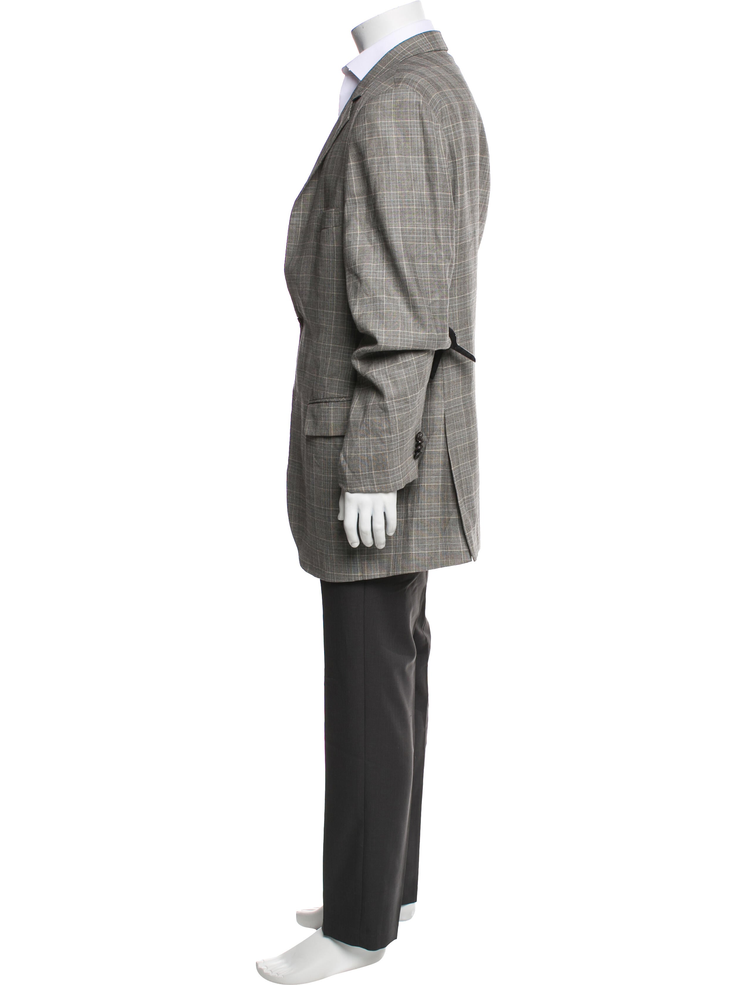 Indochino Plaid Print Blazer