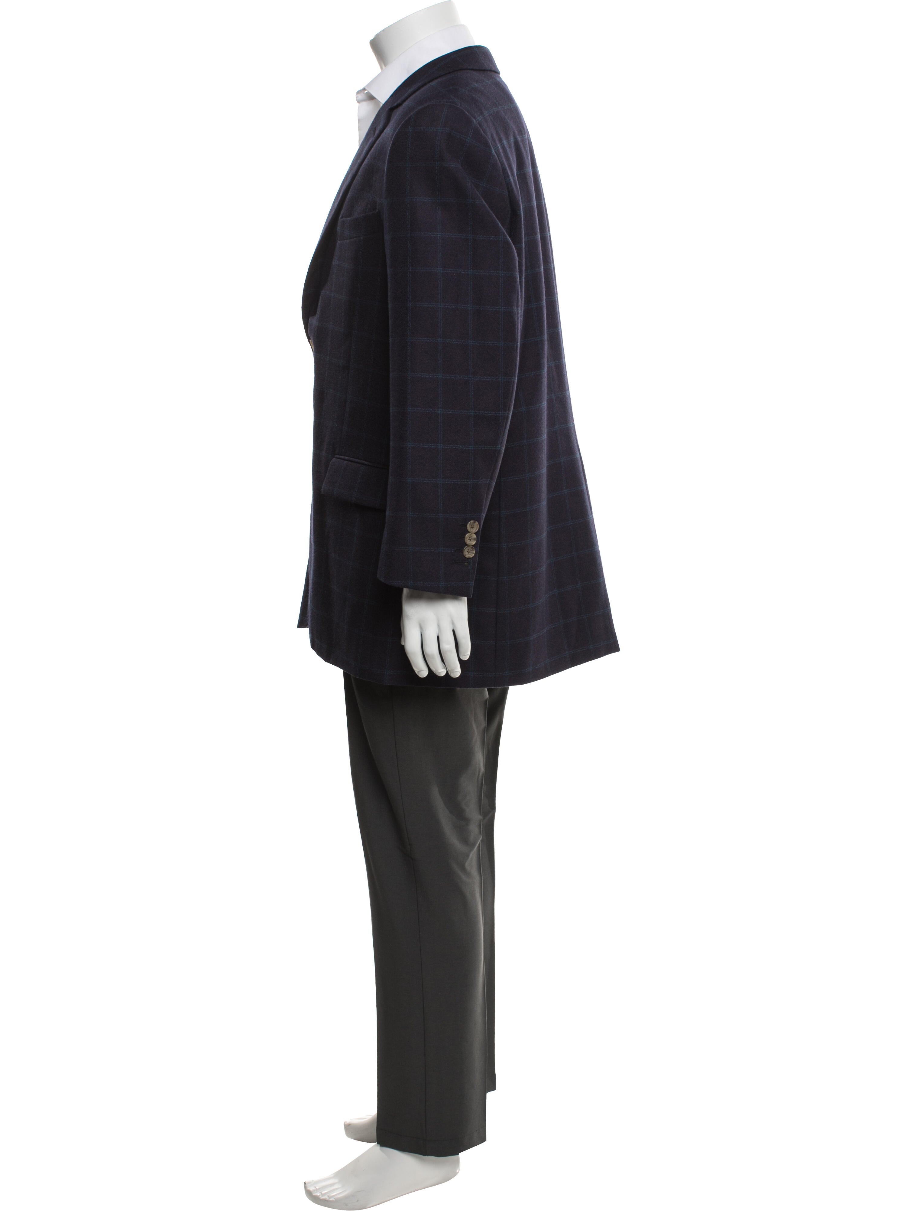 Indochino Wool Plaid Print Blazer