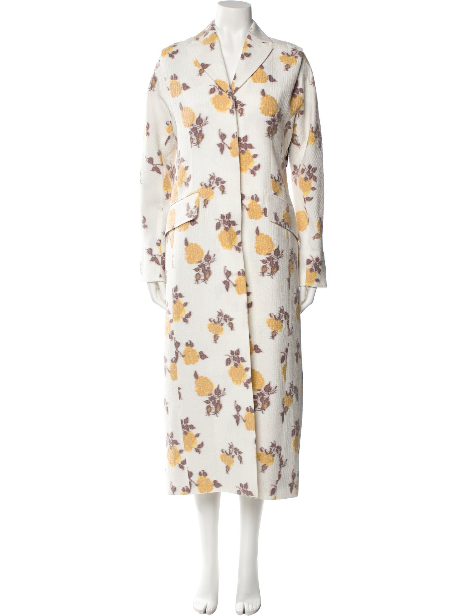 Ioannes Floral Print Coat
