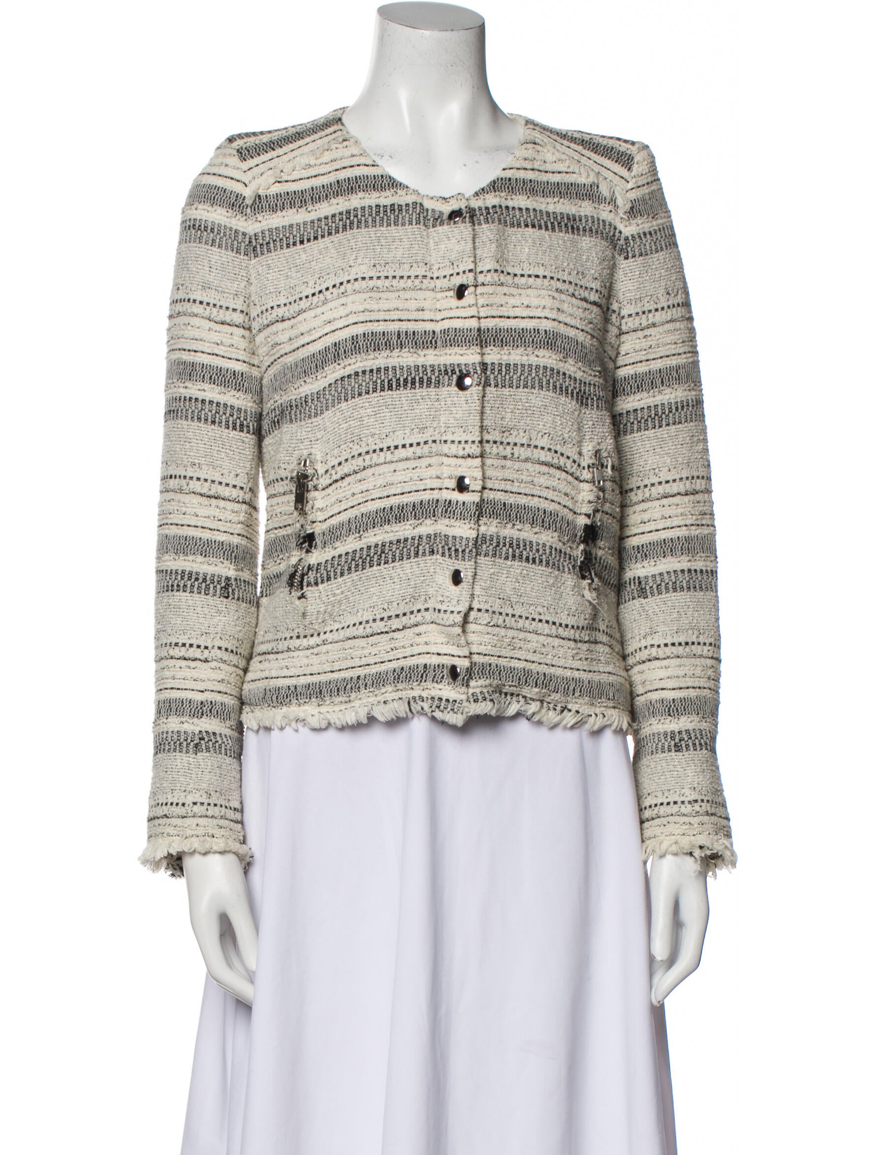 Iro Tweed Pattern Evening Jacket