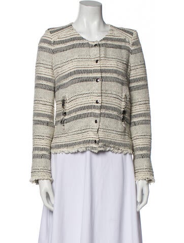 Iro Jackets Tweed Pattern Evening Jacket S