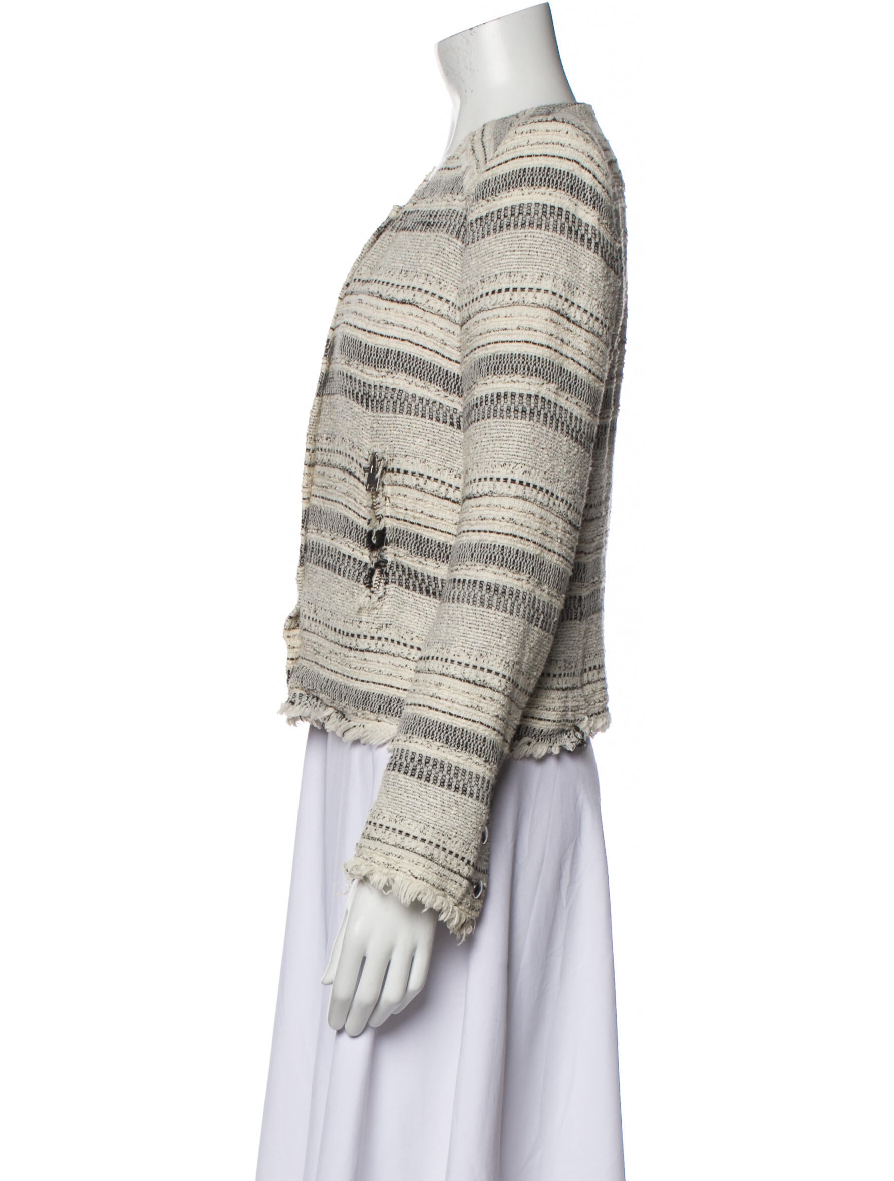 Iro Tweed Pattern Evening Jacket