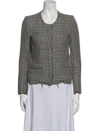 Iro Tweed Pattern Evening Jacket