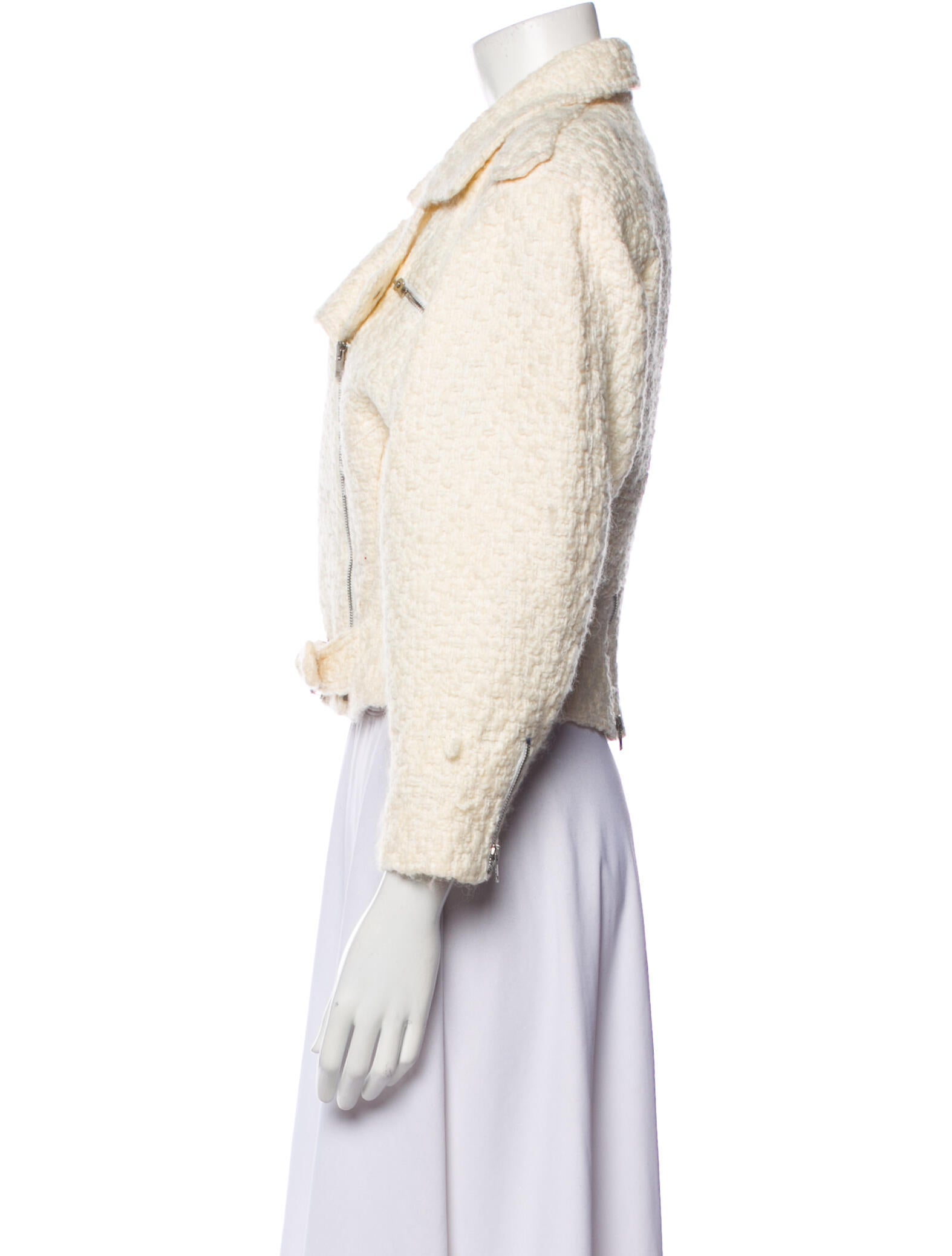 Iro Wool Biker Jacket Yellow Jackets, Clothing WIR119408 The RealReal