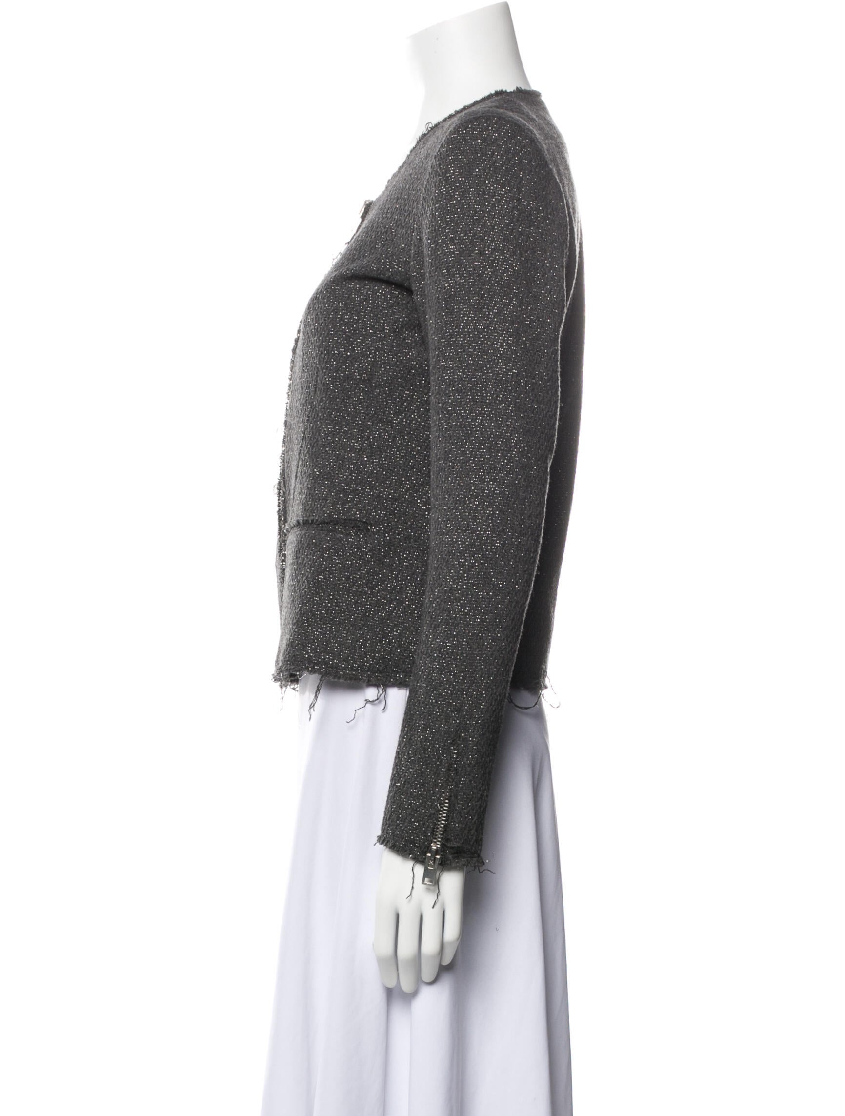 Iro Tweed Pattern Evening Jacket