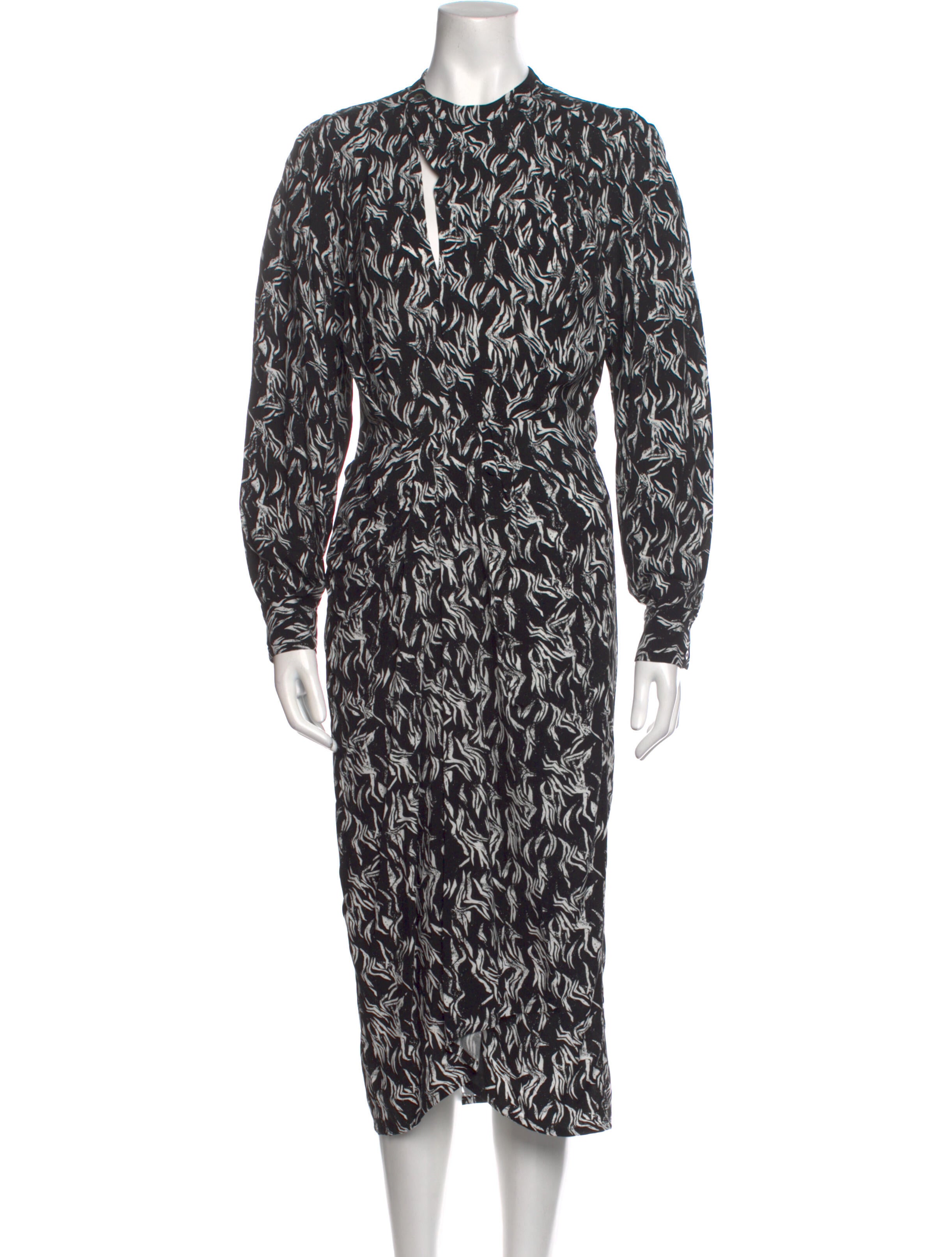 Iro Printed Midi Length Dress